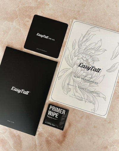 (Half Sleeve) Japanese Chrysanthemum - Semi-Permanent Tattoo