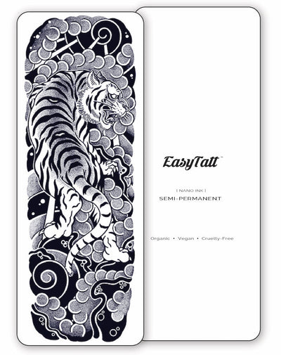 (Full Sleeve) Japanese Tiger Style - Semi-Permanent Tattoo