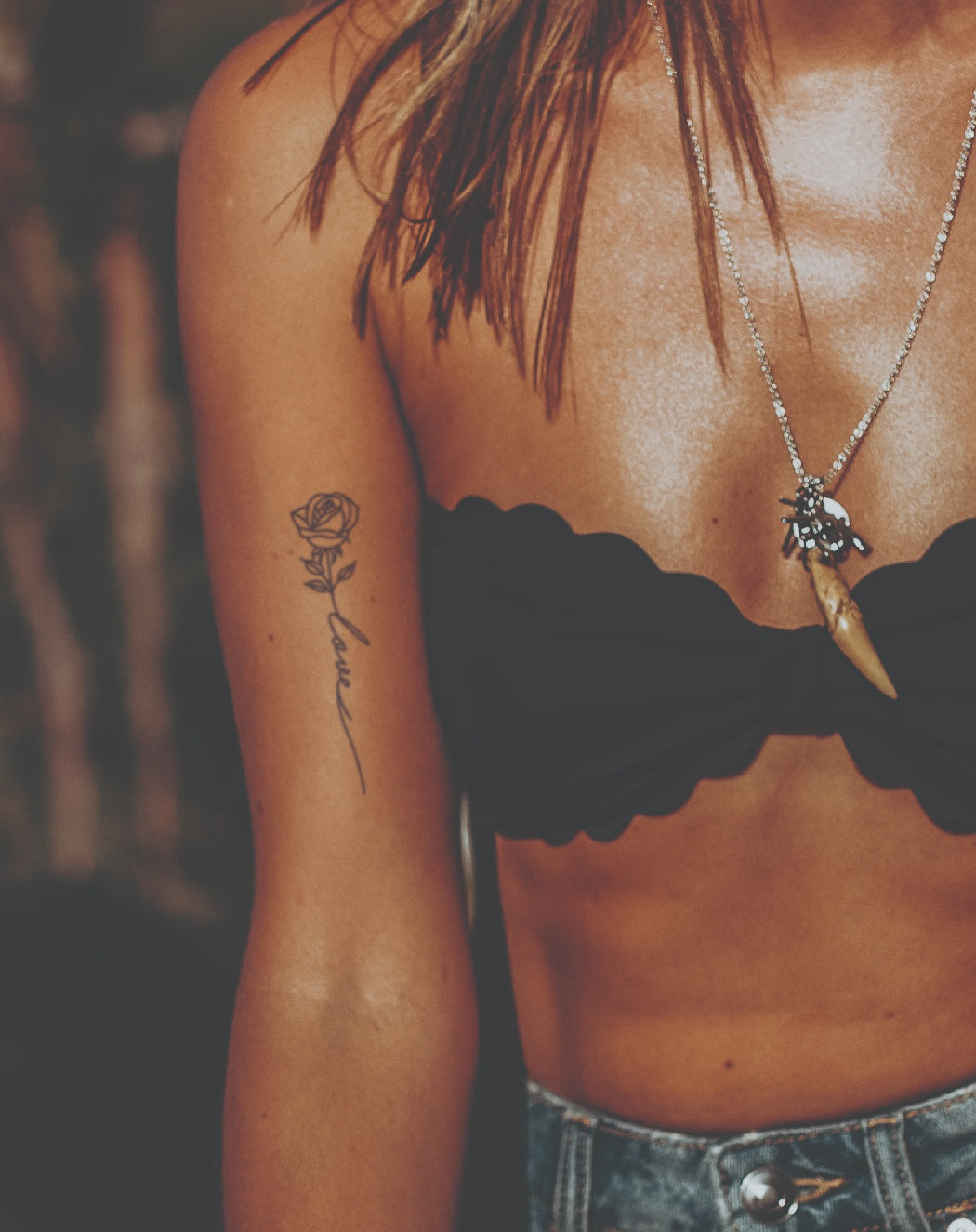 Love Rose - Semi-Permanent Tattoo